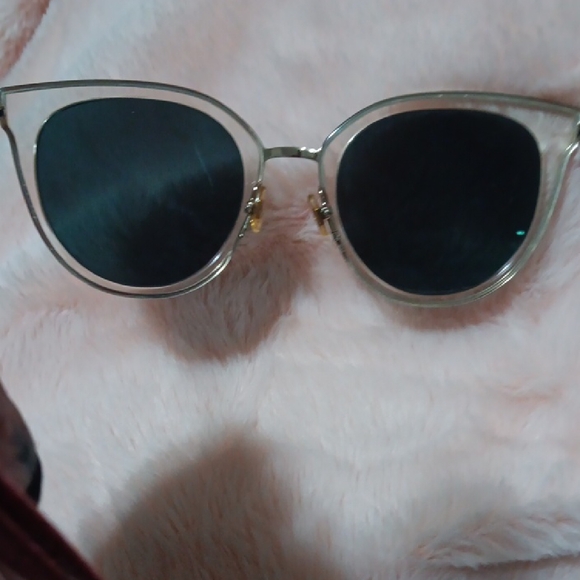 Kate Spade Transparent Gold Sunglasses - Picture 6 of 9